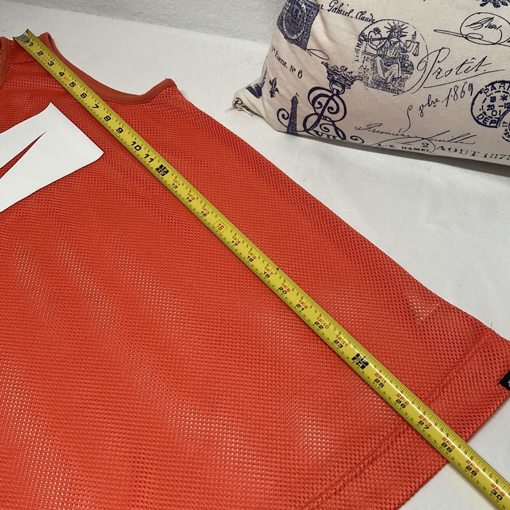 Nike | Orange Net Sleeveless Top Sz XS - Picture 8 of 9